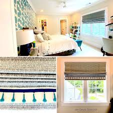 Crossweave cordless roman shades blackout lining flax. Luxury Window Treatments Jim Davis Designs