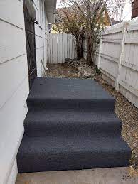 Weather resistant carpets for use outdoors, or durable indoor outdoor carpets and rugs are a great low cost choice for those looking to spruce up their patio, deck, pool or other outside space. We Do Outdoor Carpet On Steps And Coverworks Plus John Day ÙÙŠØ³Ø¨ÙˆÙƒ