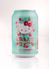 Hello Kitty Strawberry Cola Can Design On Behance By Helvetika Helene Vetik Hello Kitty Hello Kitty Toys Kitty