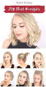 Super Quick And Easy Short Hairstyles For School Date Or Work Hairstyle Hair Short Hair Short Hair Styles Easy Medium Hair Styles Short Hair Styles
