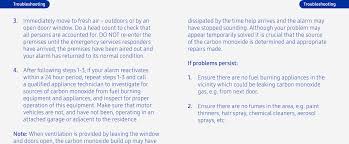 The noise that they make was described as chirping. 00154 Carbon Monoxide Detector User Manual Nortek Security Control