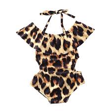 4 out of 5 stars with 1 ratings. Summer Toddler Kids Baby Girls Off Shoulder Swimsuit Sling Swimwear Beachwear Ruffle Bikini Leopard Print One Piece Bathing Suit Walmart Canada