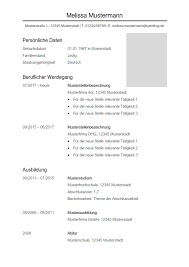 Erarbeitung einer neuen beruflichen zielsetzung und der. Lebenslauf Aufbau Inhalt Beispiele 2021