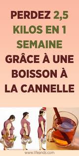 Perdez 2 5 Livres De Boisson A La Cannelle En Une Semaine Esprit Sante Boisson Pour Maigrir Perdre Du Poids Boissons De Regime