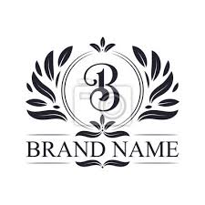 Lade diese kostenlosen illustration zum thema alphabet b buchstabe herunter, die du in der großen bibliothek von pixabay mit lizenzfreien stockbildern, . Luxury Logo Design Letter B Logo Vintage Elegant Ornamental Wandsticker Antike Boutique Dekorativ Myloview De