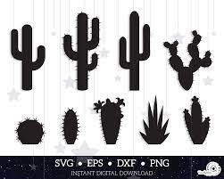 Professionally designed templates allow you to easily create inspirational designs for any occasion. Cactus Vector Set Instant Digital Download Svg Dxf Etsy In 2021 Cactus Vector Cactus Silhouette Cactus