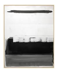 The contrast of black pieces against a white wall feels modern, clean and fresh, says stephanie kraus, a wayne, pennsylvania designer. Abstract Black White Colorblock Framed Wall Art