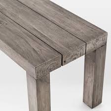 Sit back, relax and unwind? Modern Teak Outdoor Dining Bench