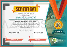 Maybe you would like to learn more about one of these? Desain Sertifikat Tahfidz Rajasthan Board E