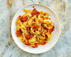 Roasted Tomato And Fennel Pasta Lemon And Olive Oil Recipe Fennel Pasta Fennel Pasta Sauce Tasty Pasta