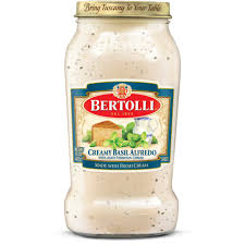 Once the butter and cream start to bubble, add the freshly grated parmesan cheese and salt & pepper. Bertolli Creamy Basil Alfredo With Aged Parmesan Cheese Sauce Bertolli