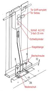 Eine doppelgarage, eine einzelgarage oder eine reihenanlage? Schloss Schliesszylinder Novoferm Siebau 80203000 10 30