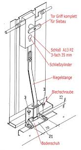 Eine doppelgarage, eine einzelgarage oder eine reihenanlage? Schloss Schliesszylinder Novoferm Siebau 80203000 10 30