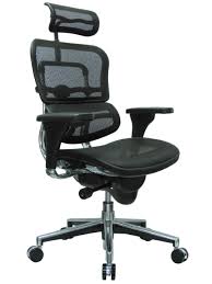 Ergohuman High Back Swivel Chair With Headrest Black Mesh Chrome Base Amazon Com Au Home