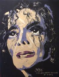 Mise en vente du portrait de Michael Jackson par J.P. Blanchard au profit  des Restos du coeur