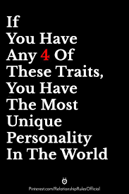 If You Have Any 4 Of These Traits You Have The Most Unique Personality In The World In 2020 Teamwork Quotes Motivational Psychology Fun Facts Intuitive Personality