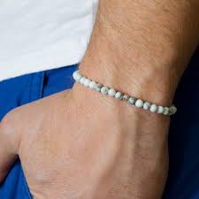 Check spelling or type a new query. White Beaded Sterling Silver Bracelet