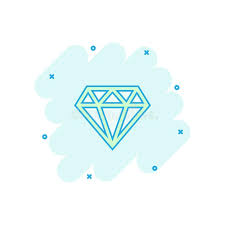 Vector Cartoon Diamond Jewel Gem Icon In Comic Style Diamond Ge Stock Vector Illustration Of Karat Flat 130068228 Diamond jewel gem pack, 2d graphical elements are provided in.png format. dreamstime com