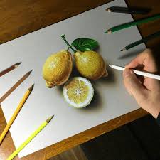 Realistic Colored Pencil Lemon Color Pencil Art Pencil Art Color Pencil Drawing