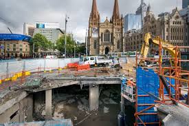Shy.john raillink home menu search. Town Hall Station Gallery Construction In Melbourne Cbd Construction Metro Tunnel