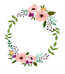 Vorlage Blumenkranz Blumenkranz Vorlage Wreath Drawing Flower Frame Flower Circle