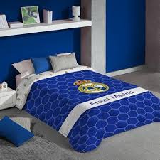 Edredon Real Madrid 180x260 Designer Bed Sheets Football Bedroom Boys Football Bedroom