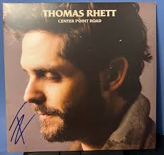 Thomas Rhett signed Center Point Road 12" lp album