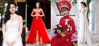 Không chỉ đa dạng mẫu và nếu bạn có nhu cầu thuê combo cả áo dài cô dâu, chú rể, trang phục sui gia, bê lễ… thì chắc chắn áo dài cô sáu sẽ tặng ngay một discout hấp dẫn. Cach Chá»n Ao Dai CÆ°á»›i Cho Co Dau Báº§u Ä'áº¹p Che Khuyáº¿t Ä'iá»ƒm