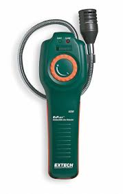 EXTECH, Up to 1,000 ppm, Methane, Combustible Gas Detector ...