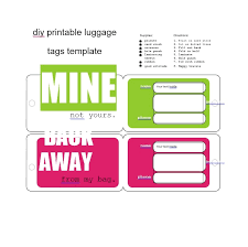 Customize your own luggage tags online. 50 Personalized Luggage Tag Templates Templatearchive