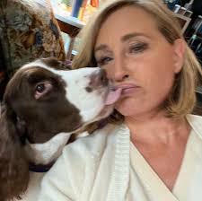 Swipe to see my current action 😂. How about you? Any new guys in your  life? Share the love 💕 @springerriver @the_marley_morgan