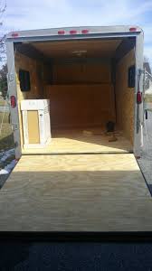 Providing overhead cover to block this can be mounted on the front or side of the trailer. Woman Converts Cargo Trailer Into Stealthy And Cozy Off Grid Rv