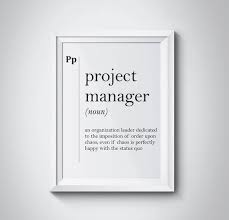 Project Manager Definition Print Gift For Coworker Boss Funny Etsy In 2020 Print Gifts Definition Prints Funny Posters