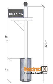 Check spelling or type a new query. Mailbox Post Plans Diy Step By Step Plans Construct101