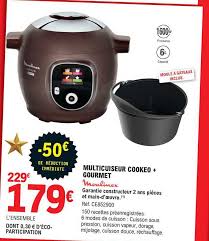 Offre Multicuiseur Cookeo Gourmet Moulinex Chez E Leclerc