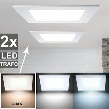4.5 out of 5 stars. Etc Shop Led Panel 2er Set Decken Einbau Led Lampe Wohn Esszimmer Alu Leuchte Raster Beleuchtung Warmweiss Online Kaufen Otto
