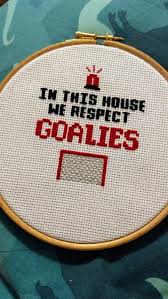 Looking for hockey cross stitch? Fo Just A Dumb Hockey Joke From A Group Chat For My First Venture Into Cross Stitch Crossstitch