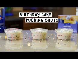 Birthday Cake Pudding Shots No Cool Whip Birthday Cake Pudding Shots Recipe With Images Pudding Shots Birthday Cake Shots Cake Shots