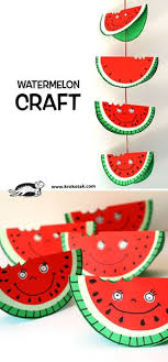 2 pdf pages for printing (1 worksheet, 1 cut out sheet). 14 Watermelon Crafts For Kids Craft Project Ideas
