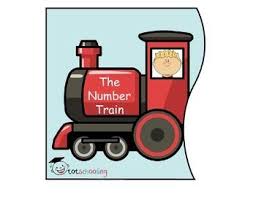 Number Train 1 10 Puzzle Wall Decoration Train Math Games Math Centers