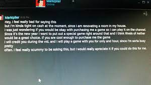 Did anyone else get this message on steam : r/Markiplier