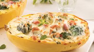 Cette Courge Farcie De Legumes Et De Jambon Est Un Repas Facile A Preparer Et Vraiment Pas Cher In 2020 Recipes Food Breakfast