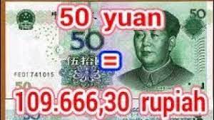 Mata uang china 50 yuan. Terkuak 50 Yuan Berapa Rupiah Youtube