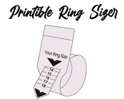 ring sizer printable etsy