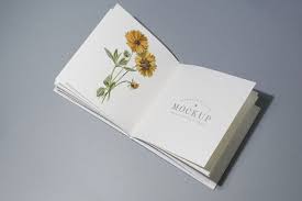 Download Mid Fold Book Mockup With Floral Illustration For Free In 2020 Floral Illustration Free Floral Illustrations Book Folding