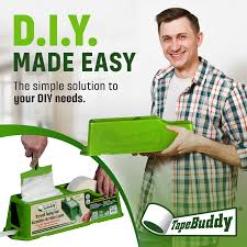 Tapebuddy® By Buddy Tools – Free-Standing Drywall Taping Tool – Mess-Free  And Rust-Free Drywall Tape Holder For Drywall Mud And Joint Compound  Application – Easy To Use With Standard Dry Wall Tape |