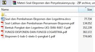 5 bab 1 eksponen dan logaritma subtitusikan x 0 = 1.250 ke persamaan (1), pola pertumbuhan bakteri tersebut dinyatakan x x t t = = 1250 2 Eksponen Materi Contoh Soal Dan Penyelesaian Soalujian Net