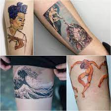 Custom tattoo design is the world's leader in online tattoo designs. Painting Tattoo Ideas Tattoos For Art Lovers Inspired By Paintings And Works Of Art Painting Tattoo Painting Tattoo Ideas Tattoos