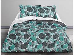 Housse de couette lino 260x220cm coton. Parure De Lit Plumeau Coton Couette 240x260 2 Taies 65x65