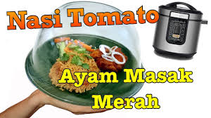 Nasi tomato best with ayam masak bawang thexvid.com/video/fol7wv06ef8/video.html ayam masak madu. Cara Masak Nasi Tomato Dan Ayam Masak Merah Cooked Tomato Rice Using Pressure Cooker Youtube